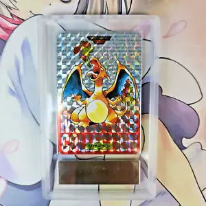 Pokemon 1996 Carddass Vending No.006 Charizard Prism RED ARS 9 PSA 9 - Picture 1 of 10