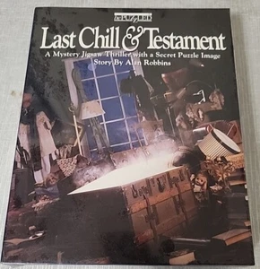 New Sealed BePuzzled Last Chill & Testament 1000 Pc Mystery Jigsaw Thriller 1993 - Foto 1 di 10