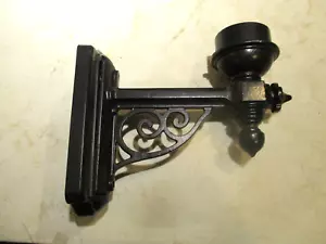 VINTAGE-Aluminum BLACK- Wall Sconce- WITH WALL BRACKET - Picture 1 of 9