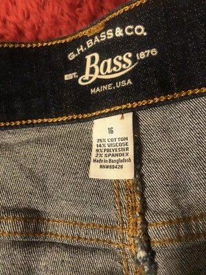 Falda vaquera larga BASS para mujer talla 16 Foto 1 de 4