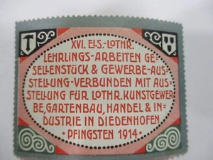 Cinderella "1914 MNH OG  "CELABRATE PENTECOST IN GERMANY " - Picture 1 of 2