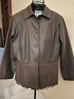 Красивый коричневый Gotcha покрытый женщин размер большой куртка - Изображение 1 из 4