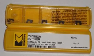 KENNAMETAL CCMT060204LF / CCMT2151LF KCM25 - 1 Factory pack (5pcs) - Picture 1 of 1
