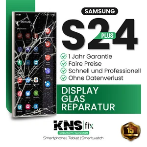 Samsung S24 Plus Wyświetlacz Przednie szkło Naprawa Szkło Wymiana✅ 24 godziny! - Zdjęcie 1 z 6