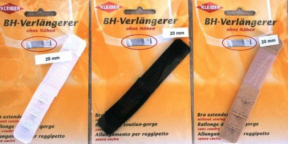 KLEIBER & CO. BH Verlängerung 2 cm breit 11,5 cm lang Erweiterung 3 fach verstellbar