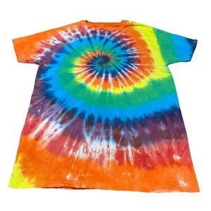 Camiseta Rainbow Spiral Tie Dye Adulto || Mediana - Imagen 1 de 3