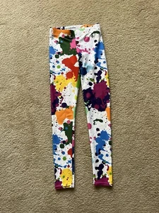 Fierce Pulse sportliche Leggings mit Farbspritzdruck Größe Small - Bild 1 von 4