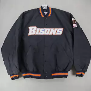 Vintage Buffalo Bisons Minor League Baseball Jacke Trikot Express Gr. L Stepp gefüttert - Bild 1 von 7