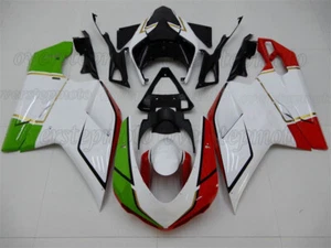 Injection Mold Bodywork Fairing Kit Fit for Ducati 1198/1098/848 07-2012 ABS New - Picture 1 of 7