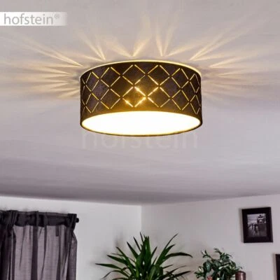 Plafonnier Lustre Lampe de corridor Lampe à suspension Éclairage de salon Tissu - Photo 1/4