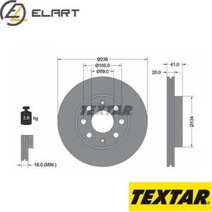 2x BRAKE DISC 92133400 - Picture 1 of 6
