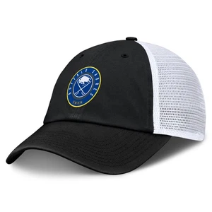 Men's Fanatics Black/White Buffalo Sabres Averie Trucker Adjustable Hat - Picture 1 of 4
