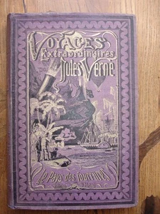 8513 Jules Verne Le pays des fourrures Hetzel l'obus Premier tirage - Picture 1 of 12