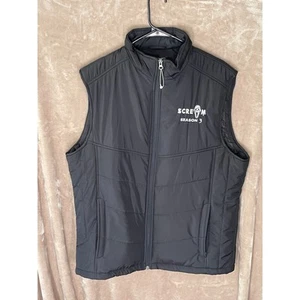 Scream Season 3 Puffer Vest Full Zip Black Large Port Authority Crew Wrap Gift - Picture 1 of 11