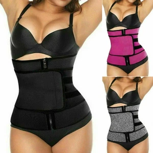 Women Waist Trainer Vest Gym Slimming Adjustable Sauna Sweat Belt Body Shaper UK - Picture 1 of 14