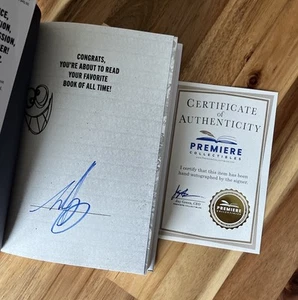 Mark Hoppus Blue Ink Signed Book Fahrenheit-182 Hardcover Blink 182 w/ COA New - Picture 1 of 3