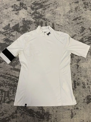 PXG Banded Mock Neck Shirt - White - Women Size Small - Image 1 of 4