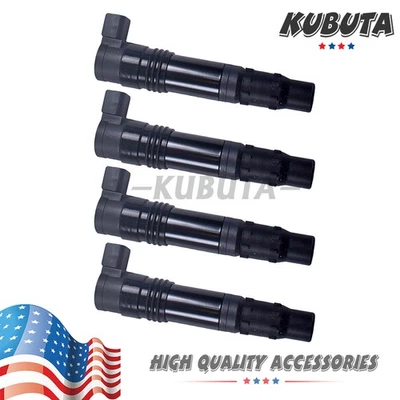 4-Pack Ignition Coil for Suzuki GSXR750 GSX R750 GSX-R750 2002 2003 2004 2005 Foto 1 de 4