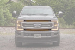 Morimoto 20-22 F250 F350 F450 Super Duty Platinum Amber DRL LED Grille Inserts - Picture 1 of 11