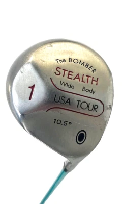 Club de golf The Bomber STEALTH cuerpo ancho #1 USA Tour 10,5° diestro ~ eje flexible de grafito Foto 1 de 4