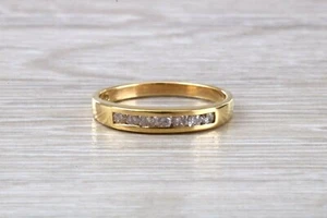 Traditioneller Ewigkeitsring mit Diamanten besetzt 18 kt Gelbgold - Bild 1 von 9