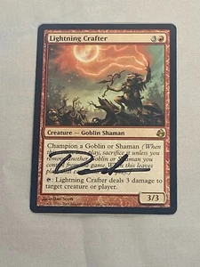 MTG Lightning Crafter Artist Proof and Signature Signed Scott - Picture 1 of 2