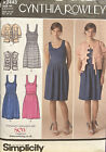 Simplicity Cynthia Rowley K2443 Misses Dress with knit Bodice & Jacket or vest