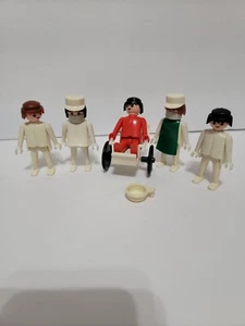 1977 Playmobil System Doctor & Nurse With Wheelchair Vintage - Picture 1 of 3