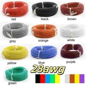 28awg 1500 Meter Blue UL Strand Wire Silicone Flexible Cables - Picture 1 of 3