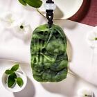 Green Jade Panda Pendant Jewelry Necklace Charms Chinese Men Natural Animal