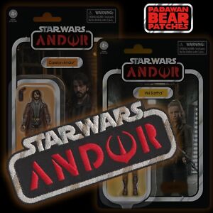 Kenner STAR WARS The Vintage Collection style "ANDOR" logo 5-inch patch