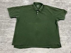 Sun River Clothing Co Shirt Mens XXL Green Short Sleeve Polo Cotton Blend - Picture 1 of 10