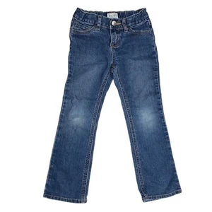 Slim Blue Denim Medium Wash Bootcut Stretch Jeans Girl’s Size 6 School SUmmer - Picture 1 of 5