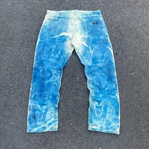 Custom Dickies Jeans Denim Tiger Art Animal 1of1 Rework Upcycling - Bild 1 von 13