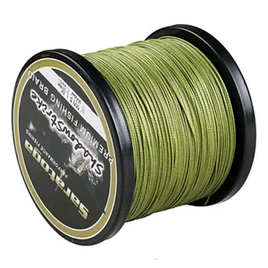 8 Hebras 500m Ejército Green Power PE Dynema Dorisea Línea de Pesca Trenzada Lago Mar - Imagen 1 de 8