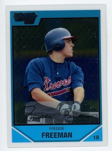 2007 Bowman Chrome Draft Picks Freddie Freeman #BDPP12 Dodgers Rookie RC - Photo 1/1