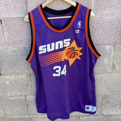 Camiseta deportiva vintage de colección Charles Barkley Phoenix Suns Champion años 90 talla 48 XL Foto 1 de 4