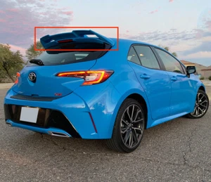 Toyota Corolla Hatchback Add on Roof Spoiler Matte Black 2019 2020 2021 - Picture 1 of 1