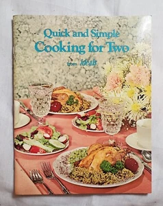 Quick & Simple Cooking for Two from Ideals 2nd Printing Paperback c1976 p64 Illu - Bild 1 von 8
