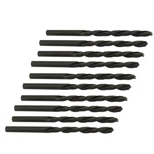 HSS Jobber Drill Bits Box Of 10 (Pack) 6.00mm x93mm Metal Steel Wood Plastic New - Picture 1 of 1