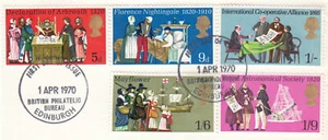 Anniversaries GB Used Bureau 1970 ON PIECE (140401) - Picture 1 of 1