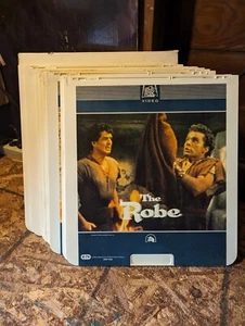 CED Lot Of 8 Movies African Queen,Moses, Sacred Ground, Charlottes Web, Robe... - Picture 1 of 16