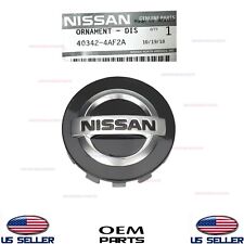 Genuine Wheel Center Hub Cap Ornament ⭐OEM⭐ Nissan 2016-2022 *See Compatibility