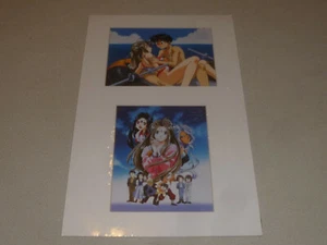 MATTED OH MY GODDESS 1999 ANIMACIÓN CEL SET DE 2 ANIME LIMITADO CHROMA-CEL 5000 - Imagen 1 de 5