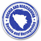 2 x Vinyl Stickers 30cm - Bosnia & Herzegovina Map Travel Cool Gift #9315