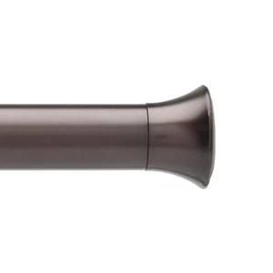 Chroma 7/8" Adjustable Tension Curtain Rod - Three Sizes, Two Colors - Picture 1 of 3