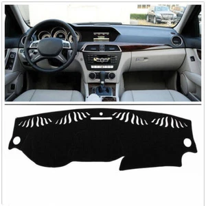 For Benz C-Class 2011-13 black Non-slip Dash Board Cover Mat Dashboard Carpet 1p - Picture 1 of 7