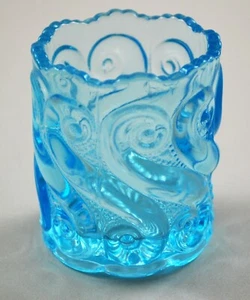 L.G. Soporte para palillo de dientes Wright S Repeat Celeste de vidrio azul - Imagen 1 de 7