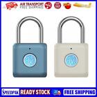Rechargeable Padlock Waterproof Smart Biometric Fingerprint Keyless Door Lock