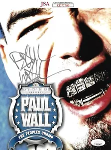 PAUL WALL signed Autogramm THE PEOPLE CHAMP 8x10 Foto RAPPER mit COA JSA - Bild 1 von 2